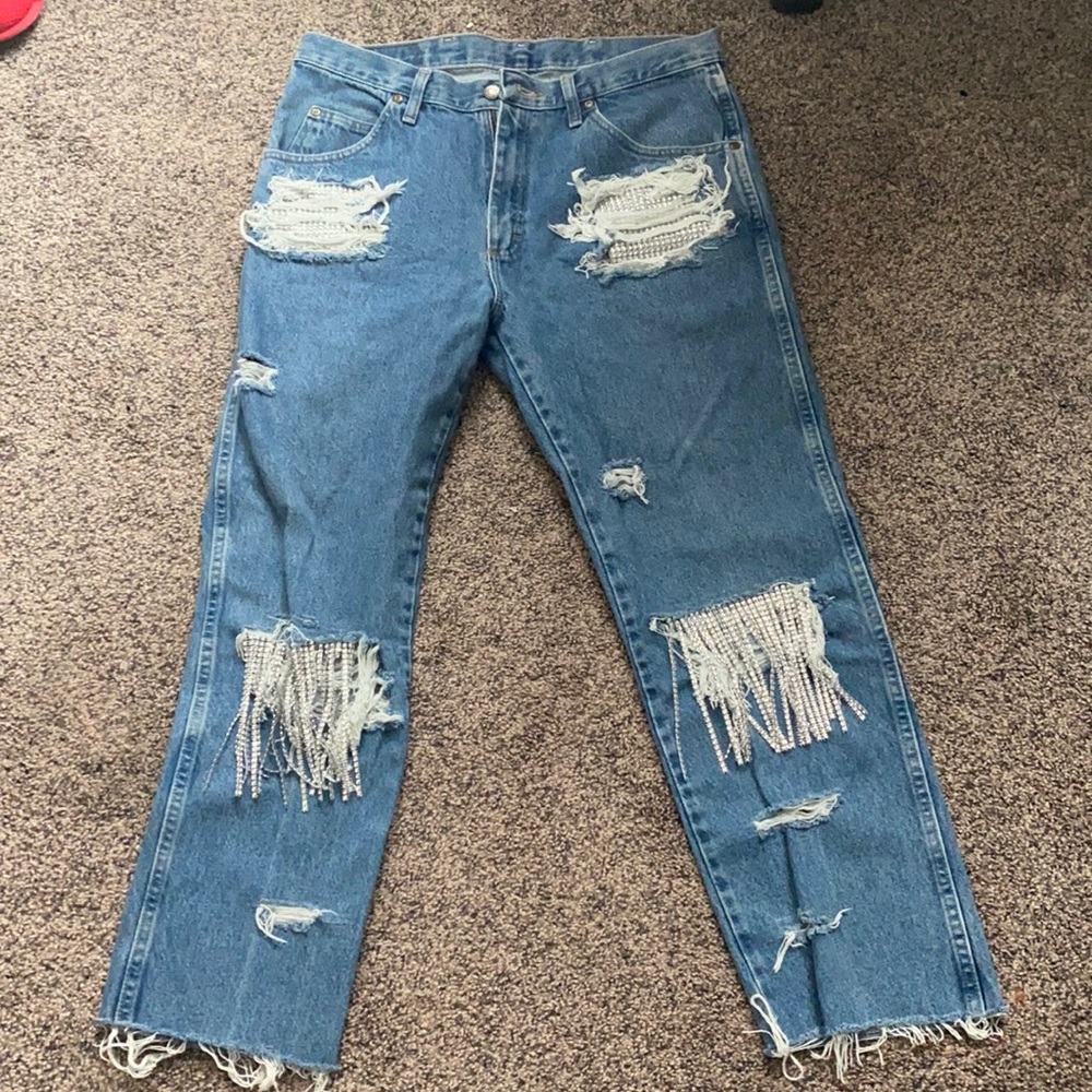 Sequin Jeans